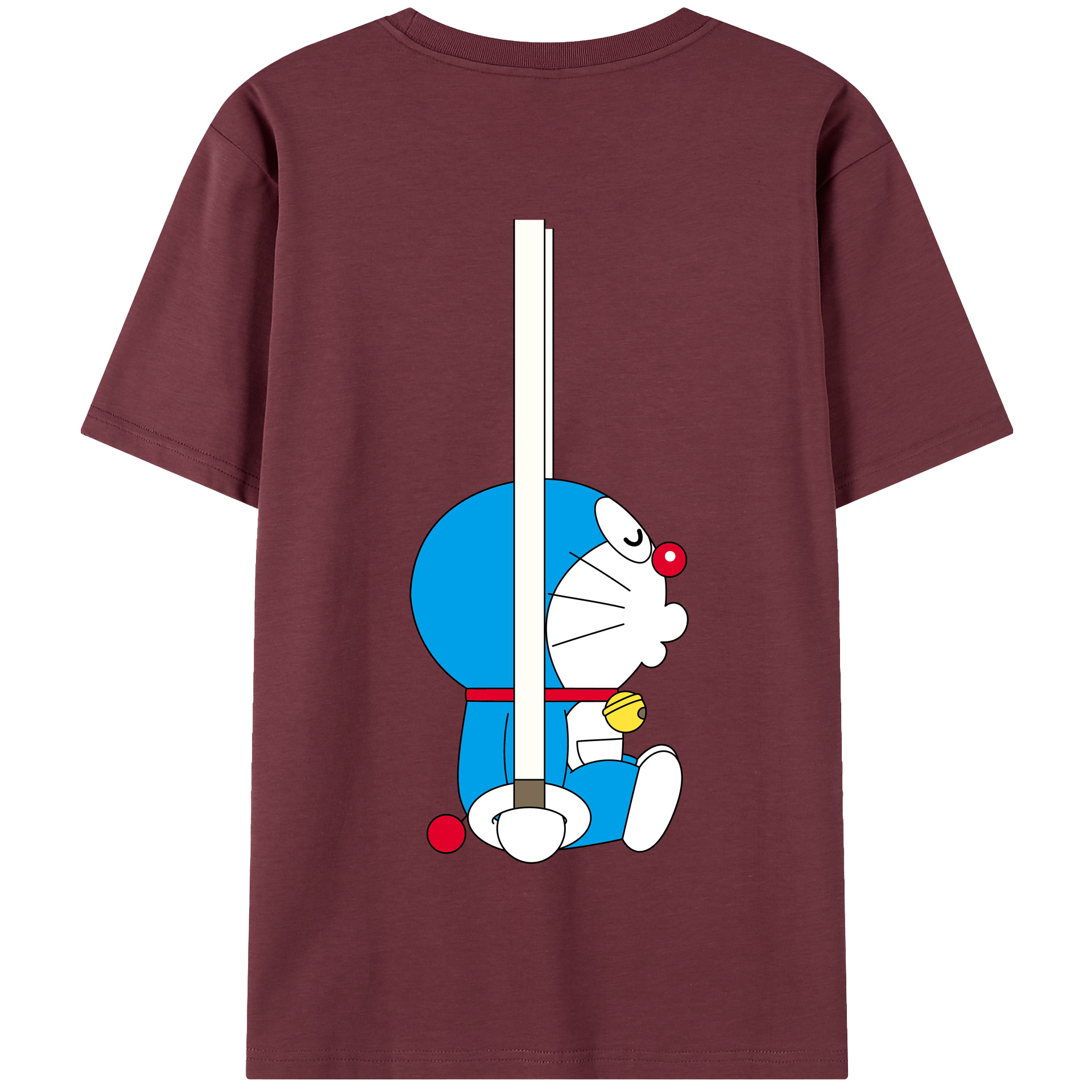 （画像用） ドラえもん Doraemon 綿100％半袖Tシャツ（背面プリント）